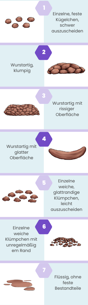 
Die Bristol-Stuhlskala ist ein diagnostisches medizinisches Instrument zur Klassifizierung der Form menschlichen Stuhls in sieben Kategorien