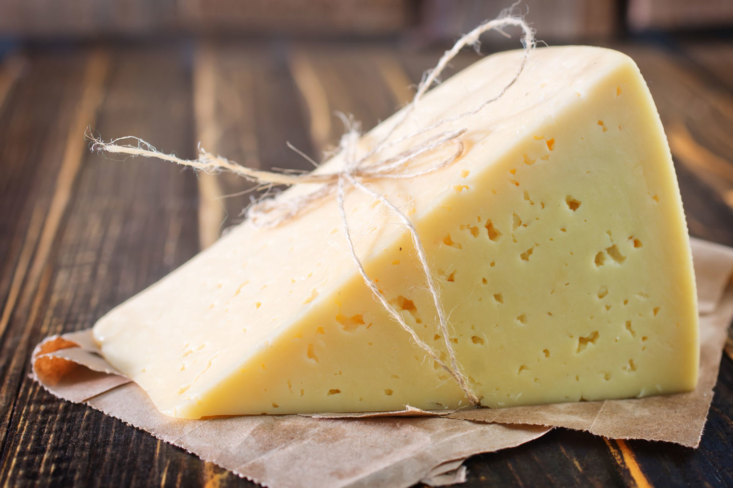 Probiotische Lebensmittel Käse Nahaufnahme